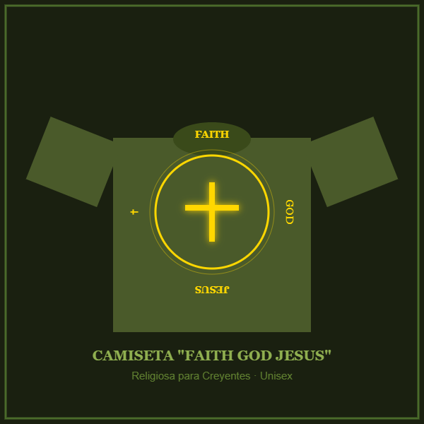 camiseta faith god jesus camiseta faith god jesus