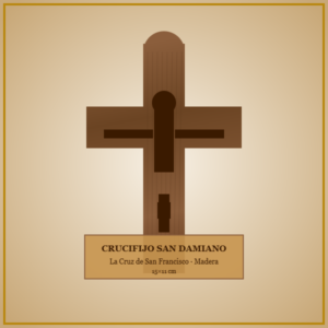 crucifijo san damiano pared