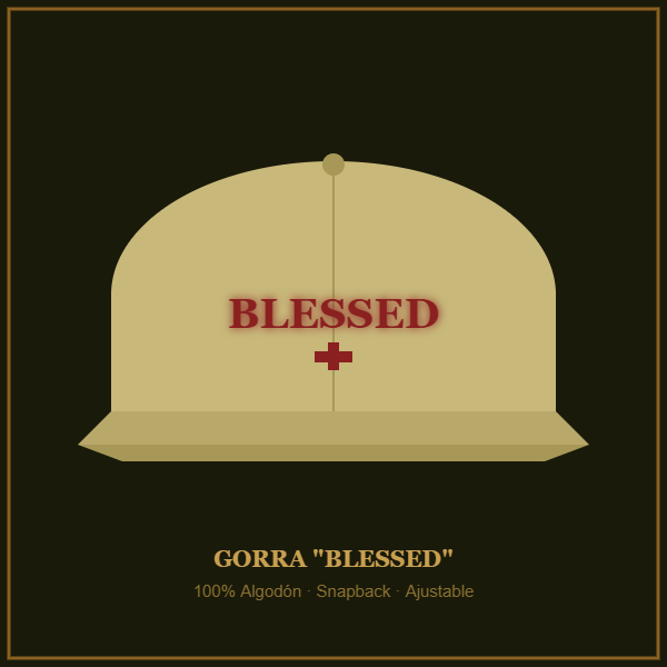 gorra blessed gorra blessed