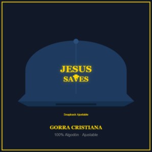 gorra jesus saves