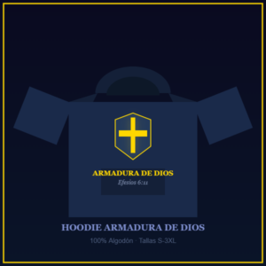 hoodie armadura de dios