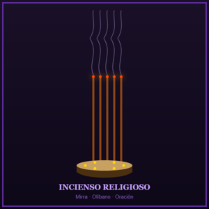 incienso religioso
