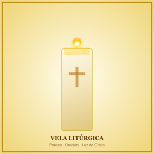 vela liturgica religiosa