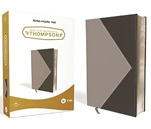 biblia rvr1960 referencia thompson – leathersoft negro/gris