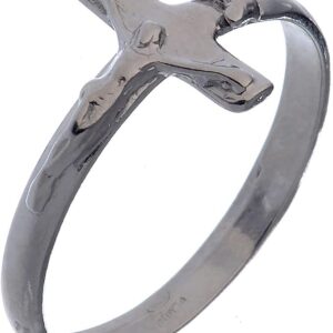 anillo cruz cristiano de plata – joya de fe para hombre y mujer