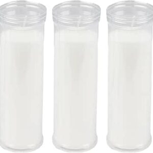 velas litúrgicas set 4 unidades – velas de cera blanca para altar