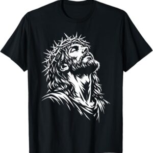 camiseta "believe in the lord jesus" – manga corta