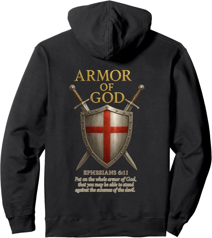 hoodie "armadura de dios" efesios 6:11 – sudadera religiosa premium hoodie "armadura de dios" efesios 6:11 – sudadera religiosa premium